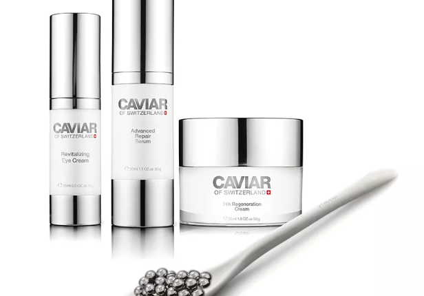 Уход за кожей с косметикой Caviar of Switzerland